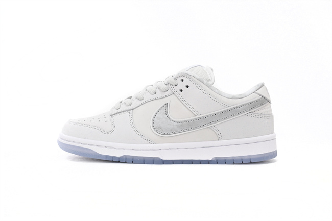 Men's Dunk Low White Shoes 0372